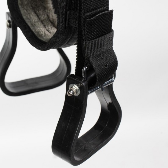 Barebackpad horze suede 1