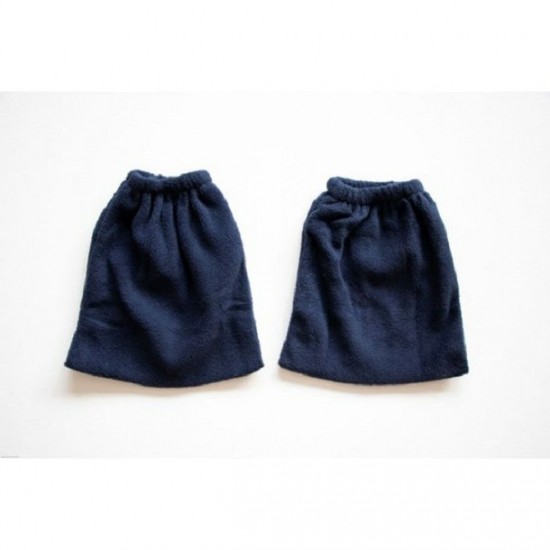 Beugelhoesjes stof navy