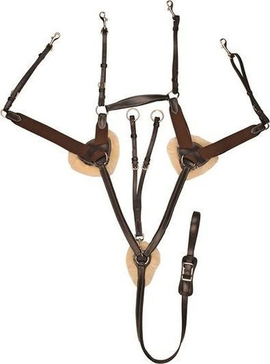 Borsttuig 5 punts donkerbruin