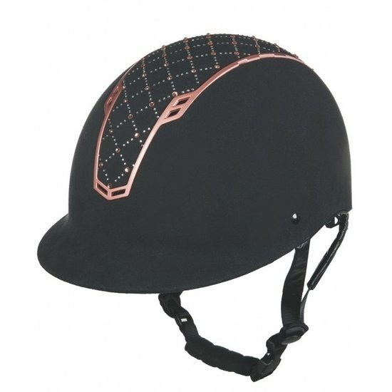 Cap linz   zwart rosegold 1