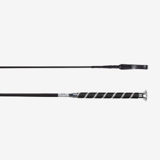 Dressuurzweep kristal zwart 1