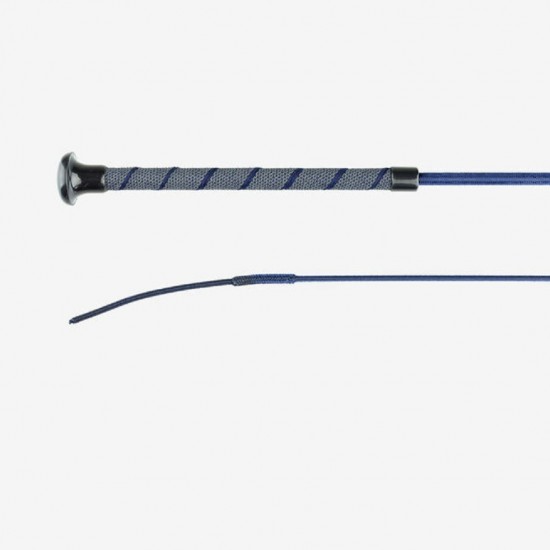 Dressuurzweep vaste grip blauw 1