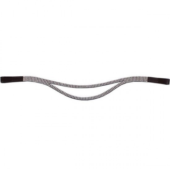 Frontriem split zilver