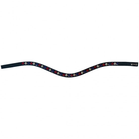 Frontriem wave horka rood wit blauw 1