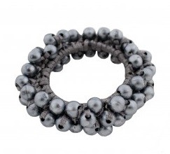 Haarstrik pearl grijs