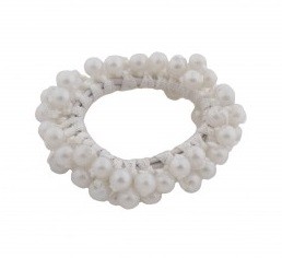 Haarstrik pearl wit
