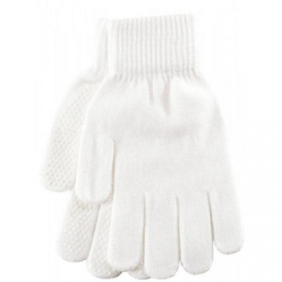Handschoen grippy wit