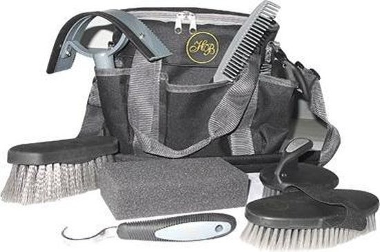 Hb gevulde poetstas grijs