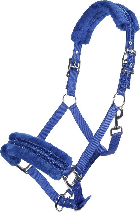 Hkm halster glitter kobalt