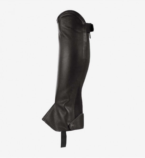 Horze leren chap zwart 1