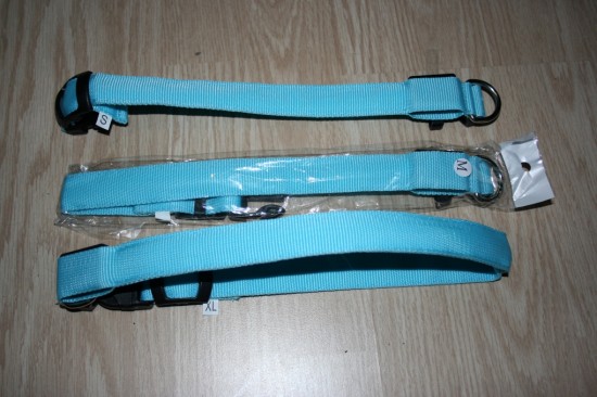 Nylon halsband met ledverlichting