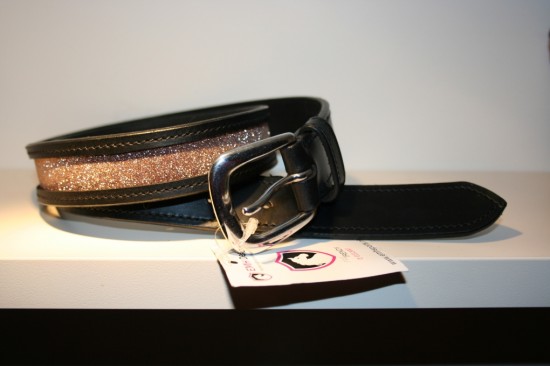 Leren broekriem met luxe afwerking