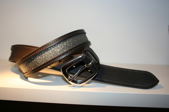 Leren broekriem met luxe afwerking