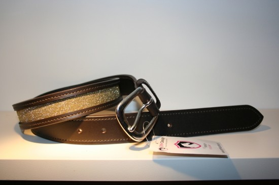 Leren broekriem met luxe afwerking