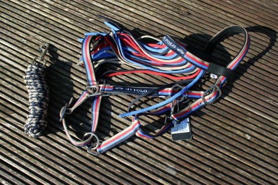 HV POLO halsterset met vliegenmasker