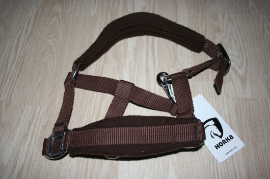 Fleece gevoerd nylon halster