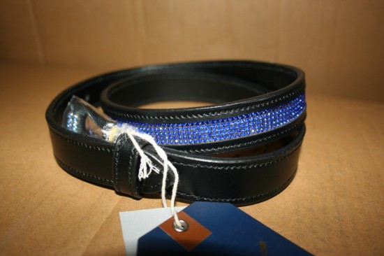 Smalle broekriem met strass