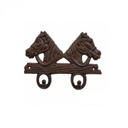 Kapstok paardenhoofd 2haaks