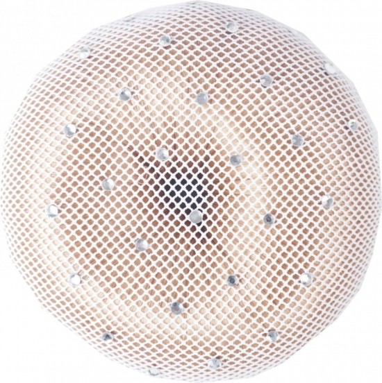 Knotnet fijn diamant wit