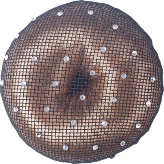 Knotnet fijn diamant zwart