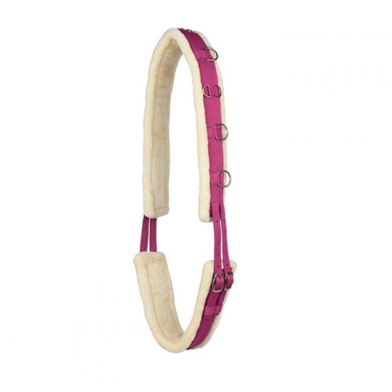 Longeersingel gevoerd roze