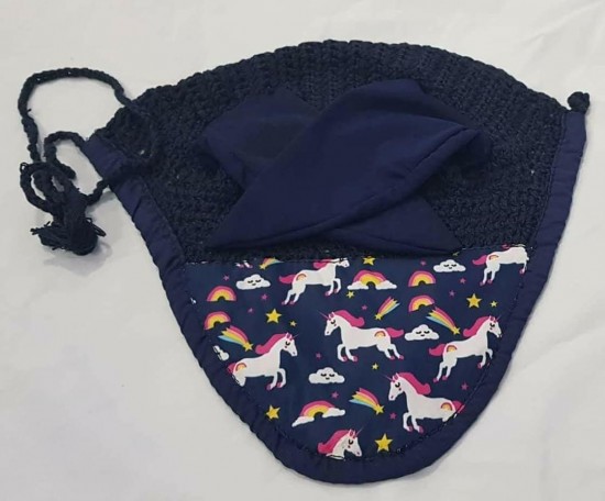 Oornet unicorn blauw 1