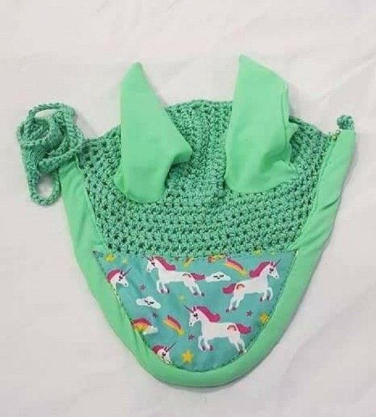 Oornet unicorn mintgroen 1