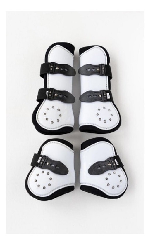 Peesbeschermerset strass wit 0