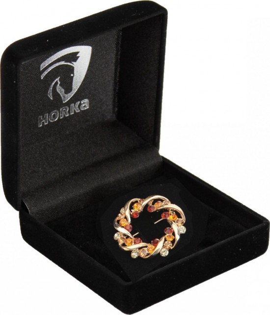 Plastronspeld krans goud 1