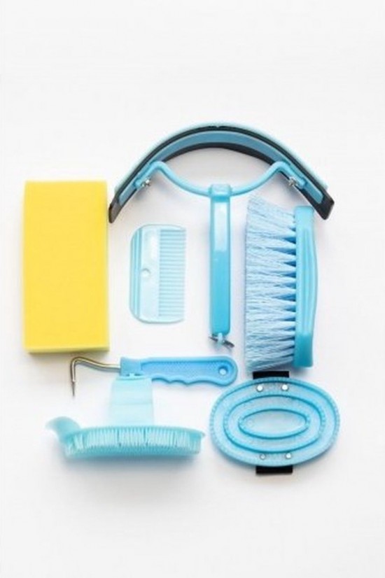 Poetstas 8delig lichtblauw  1