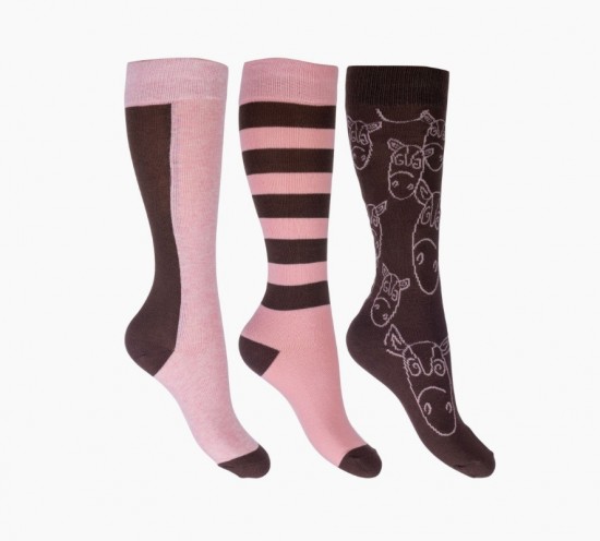 Rijsok houston bruin roze 1