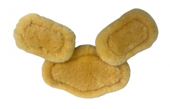 Singelpads schapenwol naturel 1