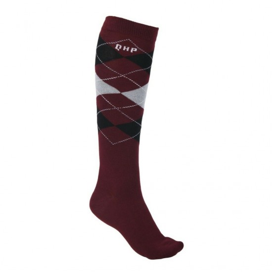 Sokken qhp wine red