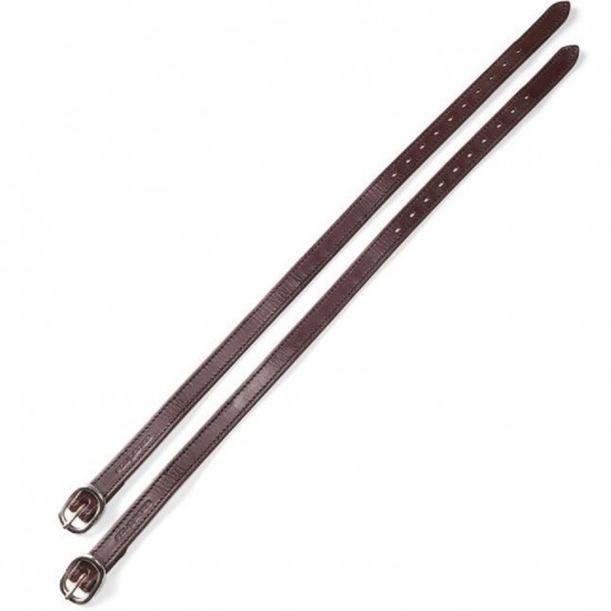 Spoorriemen leer  bruin