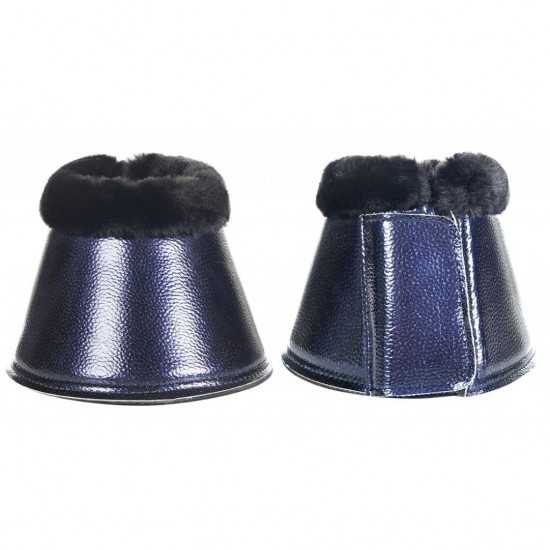 Springschoen hkm metalic   donkerblauw