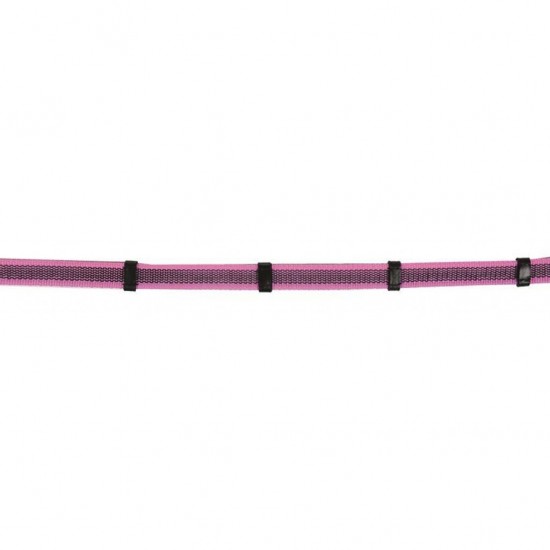 Teugel rubber roze 2