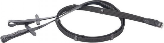 Teugel webband blinde sluiting zwart