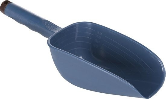 Voerschep blauw