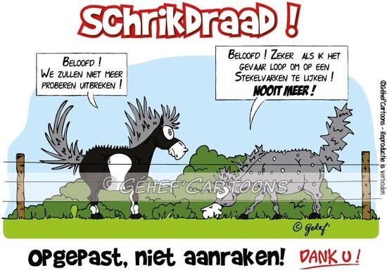 Waakbord schrikdraad