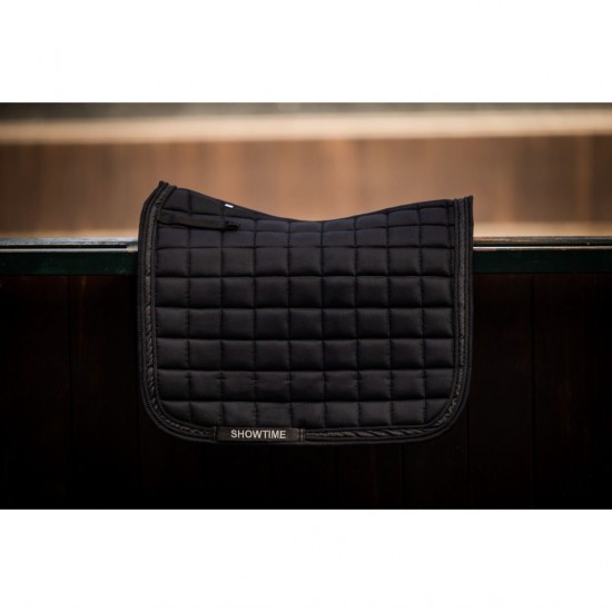 Zadeldek glitty zwart 1